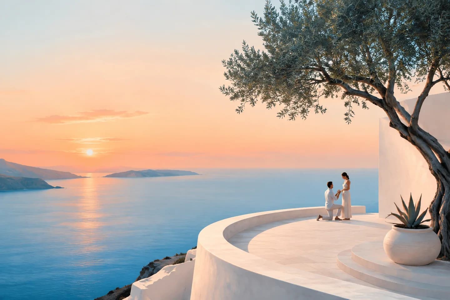 Maya & Alex · Coastal Journeys invitation artwork